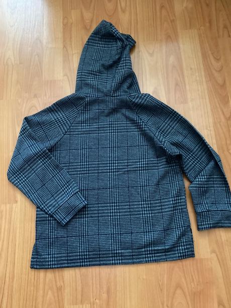 Karo trblietkava mikina s kapucnou zara, zara,134