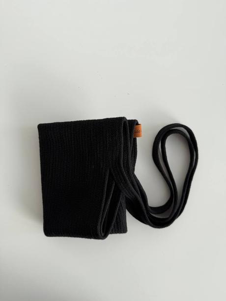 Handmade čierna shopper taška,