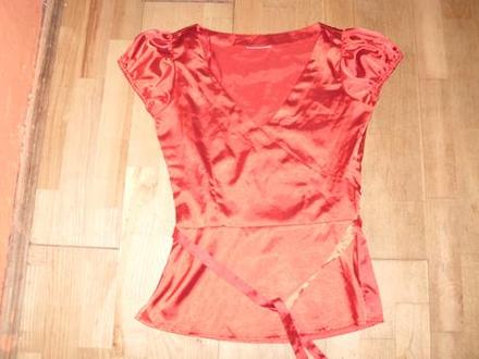 Saténová blúzka, s