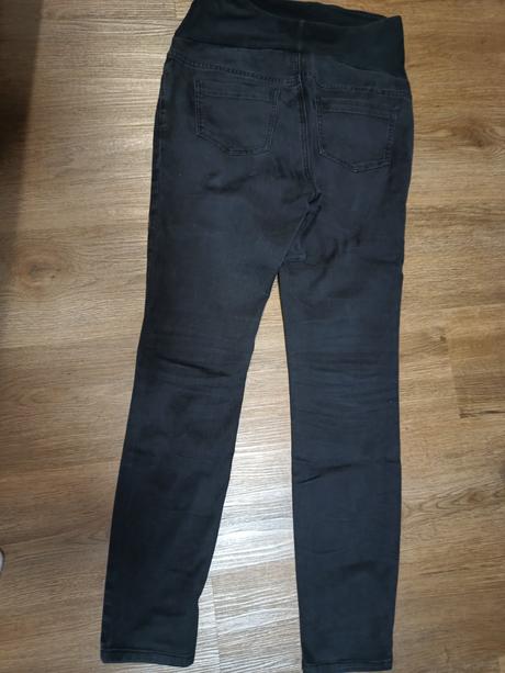 Čierne tehotenské nohavice, bonprix,38