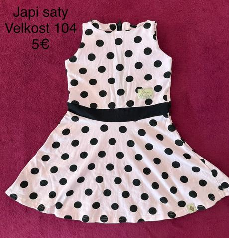 Bodkované saty, japitex,104