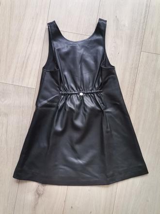Koženkove šaty, zara,128