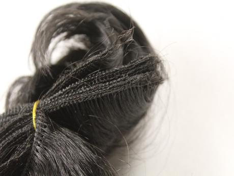 Dámske čierne príčesky outré,