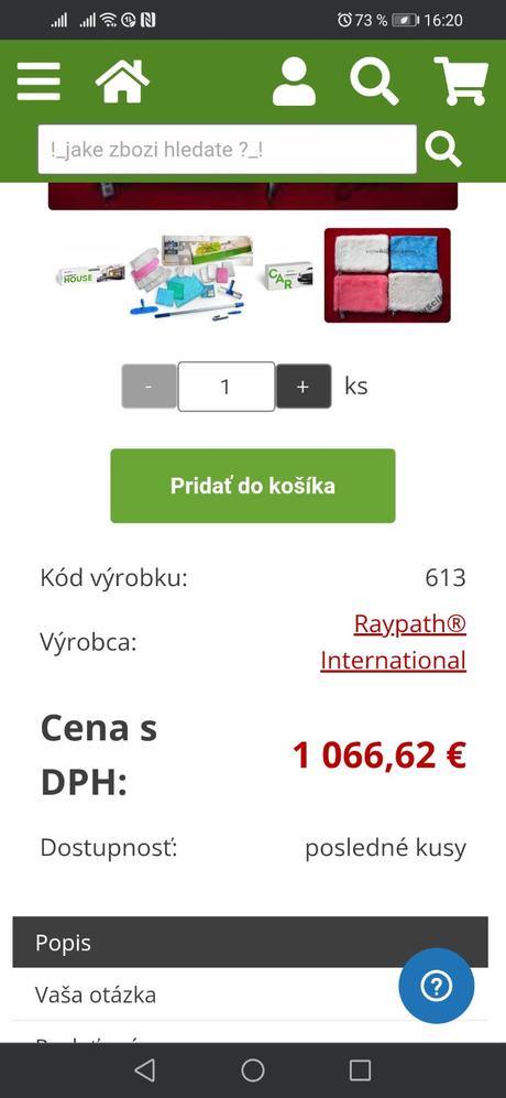 Raypath upratovanie, 