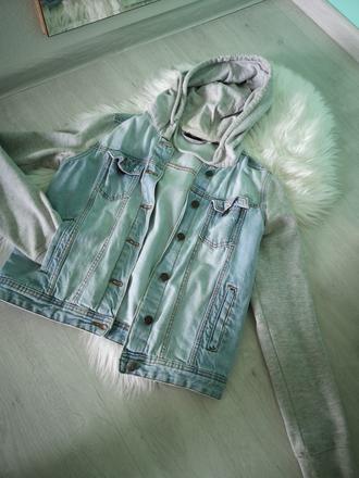 Riflova bunda s teplakovymi rukavmi, esmara,m