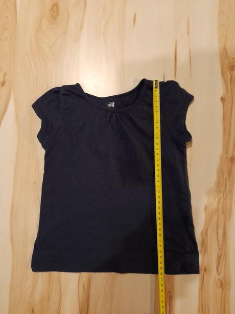 Tmavomodré tričko, h&m,98