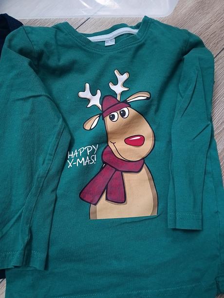 Vianočné tričká 2ks, bonprix,104