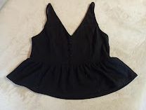 Čierny top, reserved,l