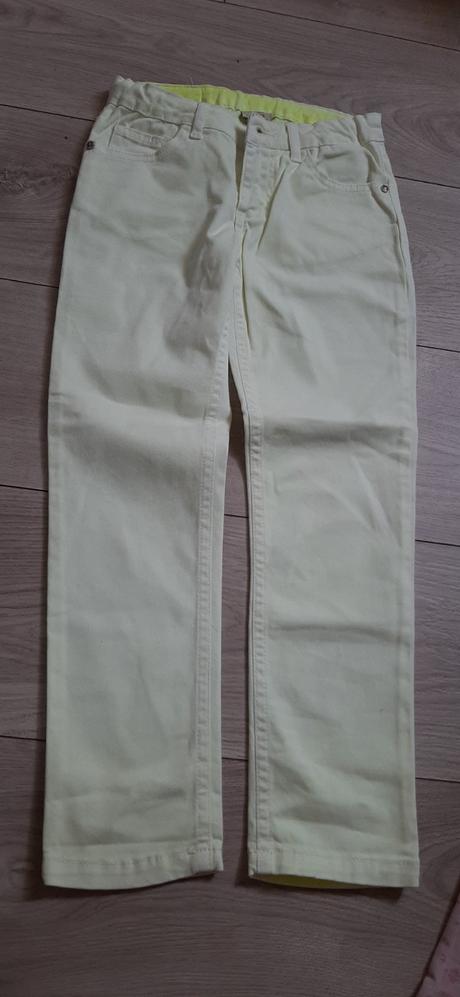 Zlte elastické rifle, zara,122