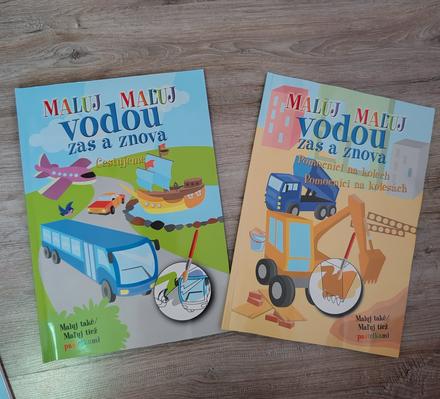 Omalovanky maľuj vodou,