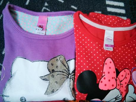 Tričká hello kitty, minnie, disney,116