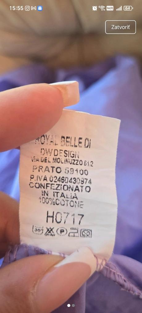 Fialove koselove saty s,m, m