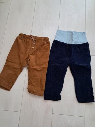 Nohavice zateplene 74, h&m,74