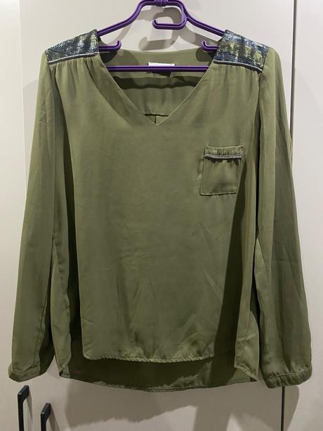 Dámska khaki blúzka, s