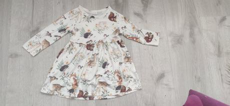 Šatočky pre dievčatko s jesenným motívom, 86