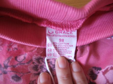 Kvetované tepláky (v.98) - 2 farby., grace,98