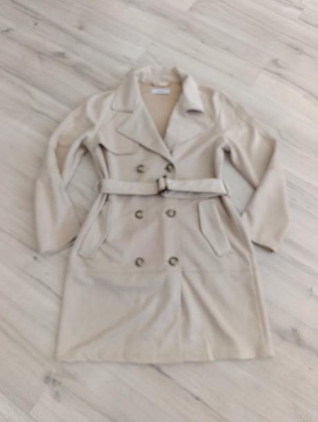 Semišový trenčkot, reserved,m