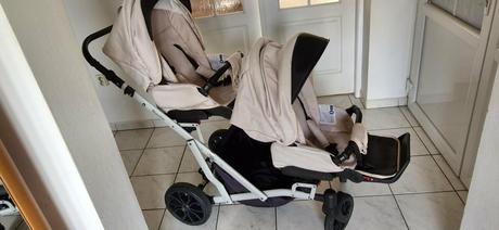 Kočík pre dvojičky, kunert,kunert booster