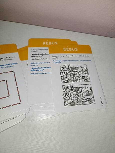 Rébusy spoločenská hra,