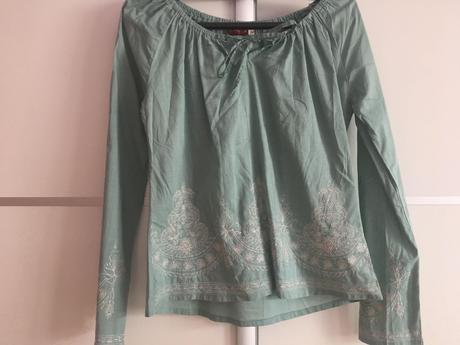 Blúzka s vyšívanými detailami, s