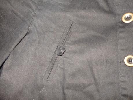 Cierna damska jarna bunda, s