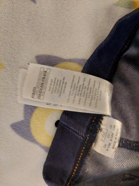 Džegínsy zn.ff veľ.80, f&f,80