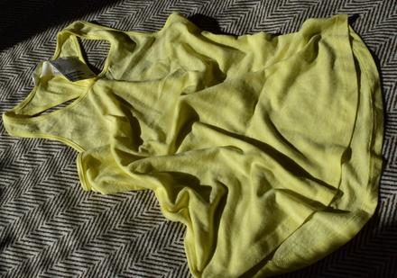 Žlté tielko, h&m,146