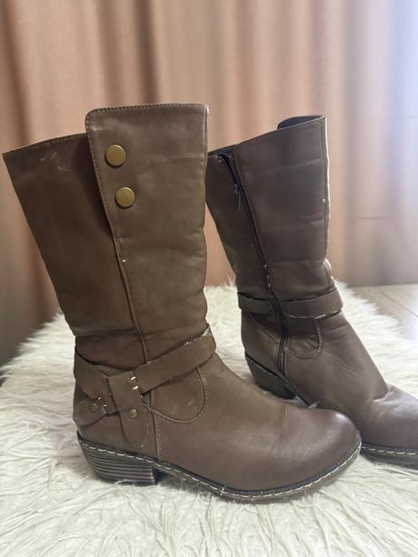 Hnedé čižmy rieker veľ.40, rieker,40