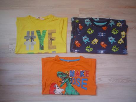 3-krát tričko na leto, h&m,116
