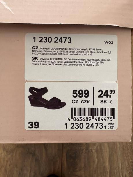 Predám nádherné sandále, 39, ako nové, graceland,38