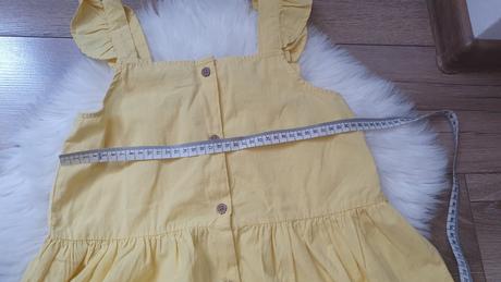 Letné bavlnené saty h&m, h&m,134