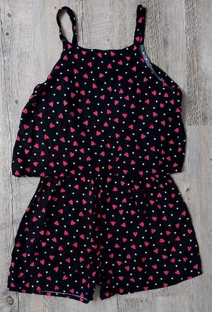 Čierno ružový letný overal, c&a,170