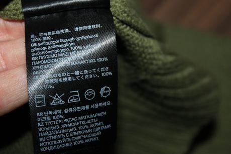 Khaki dámsky sveter h&m v. s, h&m,s