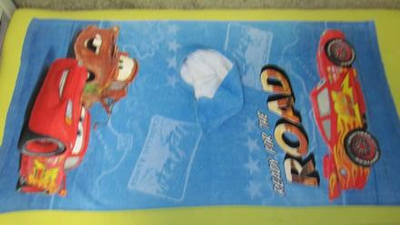 Detské osuška pončo paw patrol a cars pre dvojičky,