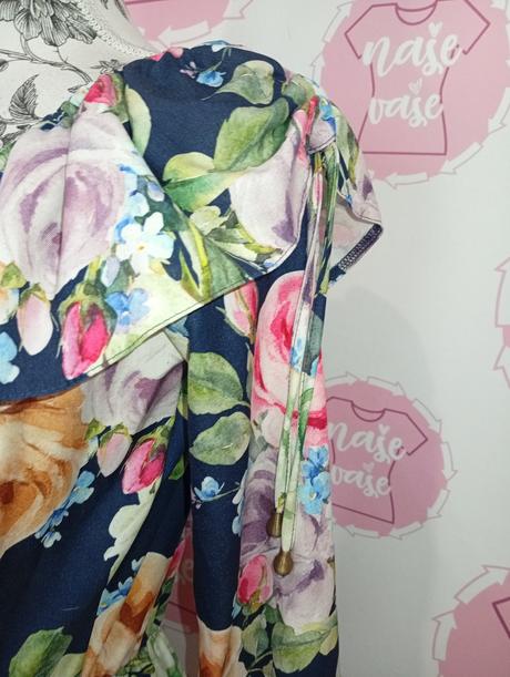 Kvietkované šaty s/m, s