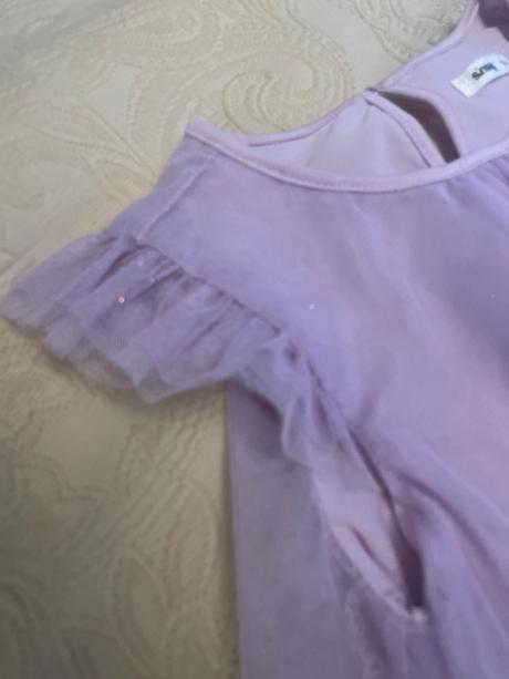 Fialové tylové šaty, sinsay,134