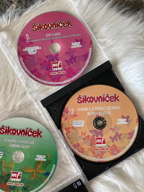 Šikovníček rozprávkové cd 4ks, 