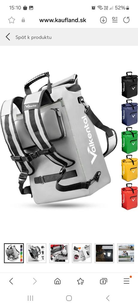 Valkental valkone 3v1 taška na bicykel, 