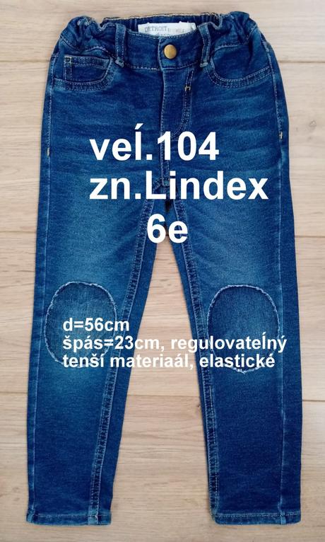 Rifle elastické, veĺ.104, zn.lindex, lindex,104