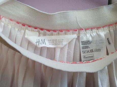 Štvorfarebná letná sukňa, h&m,122