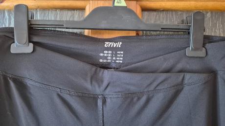 Čierne športové legíny l, crivit,l