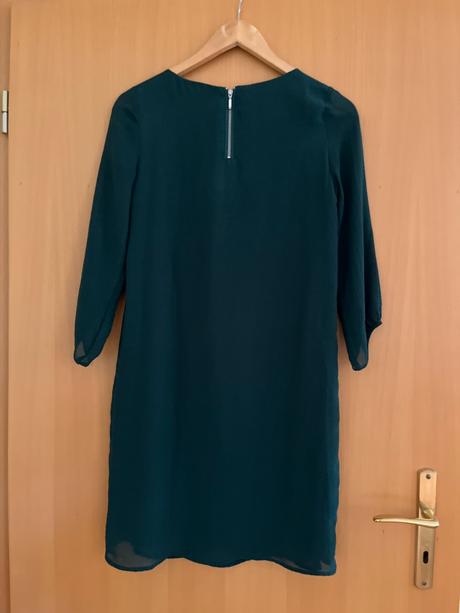 Smaragdové šaty h&m 34, h&m,34