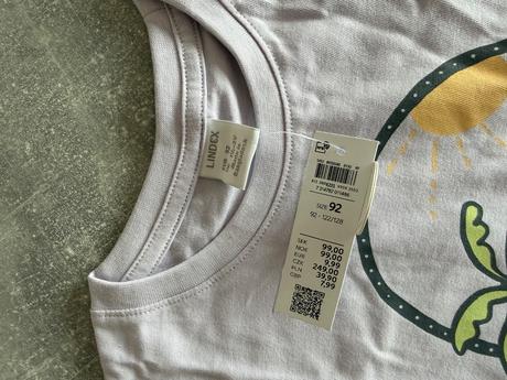 Nové tričko lindex s kratkym rukávom, lindex,92