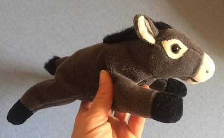 Plyšák s relaxačnými mikroguličkami - somárik, 