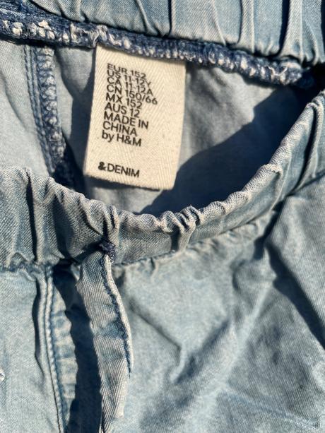 2ks kraťasy, h&m,140