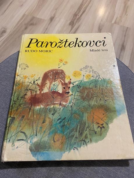 Krásna stará retro kniha parožtekovci rudo moric,