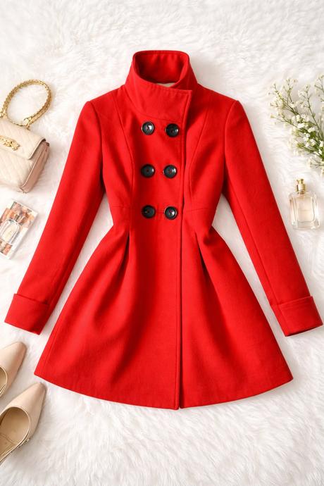 Dámsky elegantný kabát, xs