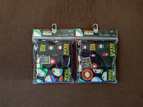 Trenky south park 3-balenie čierne, l / m