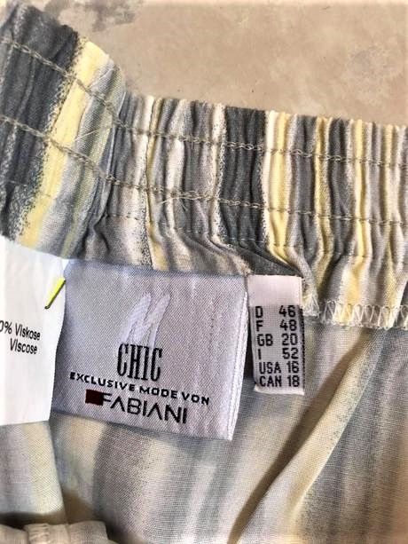 Letné nohavice do gumičky, xl