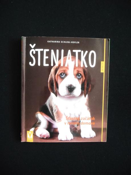 Brožovaná kniha šteniatko,